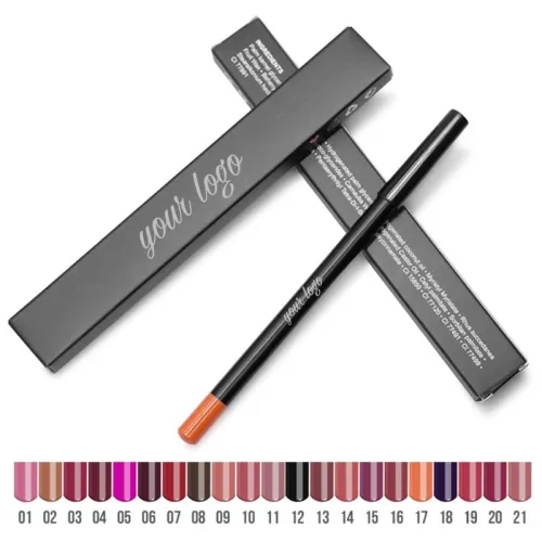 Private Label Make up Wholesale Lip Liner High Quality Custom Logo Make Your Own Brand Cometics Label Makeup Lipliner Waterproof