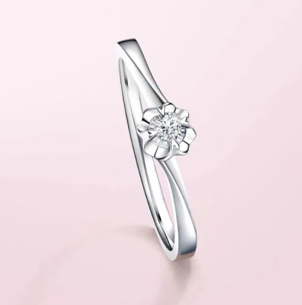 Dr diamond ring, only give one person a lifetime, let dr witness together with you
