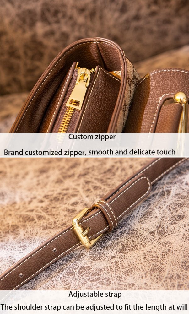 2021 Explosive French Luxury Niche Fashion Women's Bag All-match Crossbody Portable Crossbody Bag Genuine Leather Women Bag