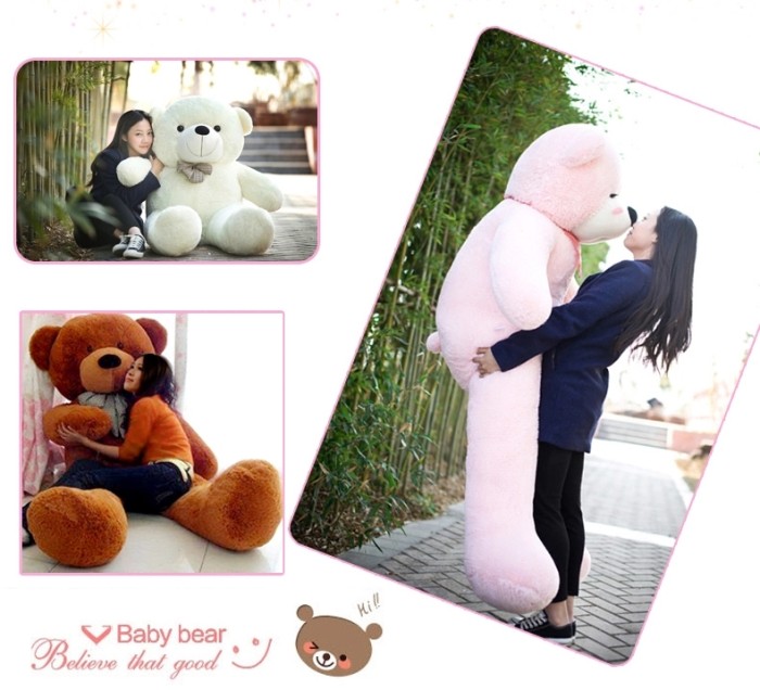Plush toy big bear cub giant big Doll Girl Birthday Gift holding bear teddy panda doll