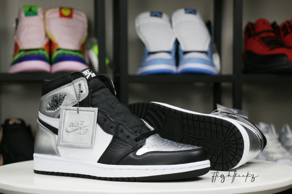 Jordan 1 Retro High Silver Toe (W)
