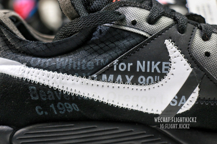 Off White X Air Max 90 Black