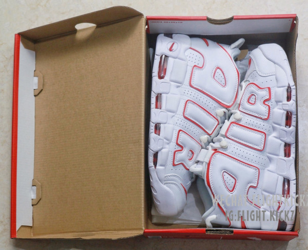 Nike Air More Uptempo 96 White/Red 2018
