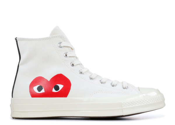 All-Star 70s Hi  Comme Des Garcons Play  White