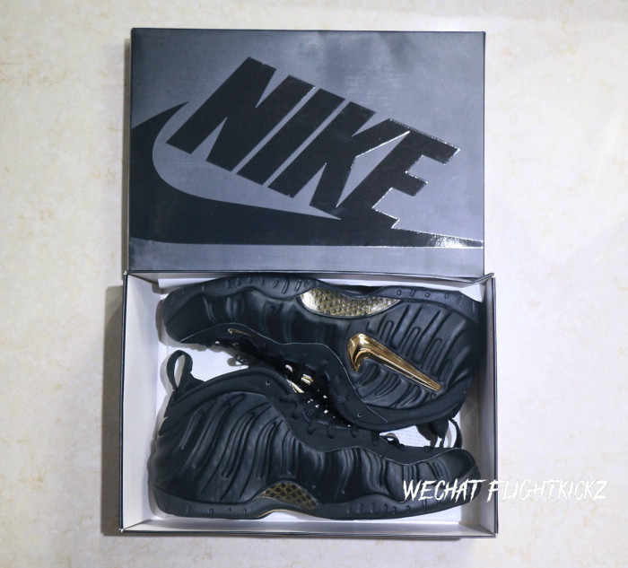 2018 Air Foamposite Pro “Black/Metallic Gold”