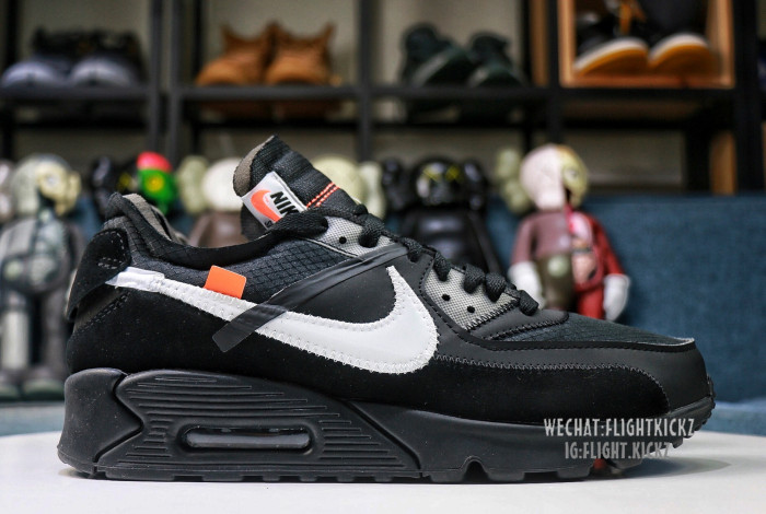 Off White X Air Max 90 Black
