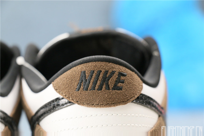 Nike SB Dunk Low White Black Trail End Brown