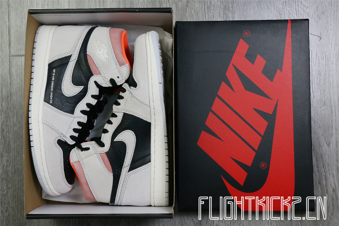 Air Jordan 1 Retro High OG  Grey Crimson  2019