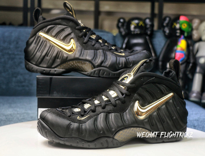 2018 Air Foamposite Pro “Black/Metallic Gold”
