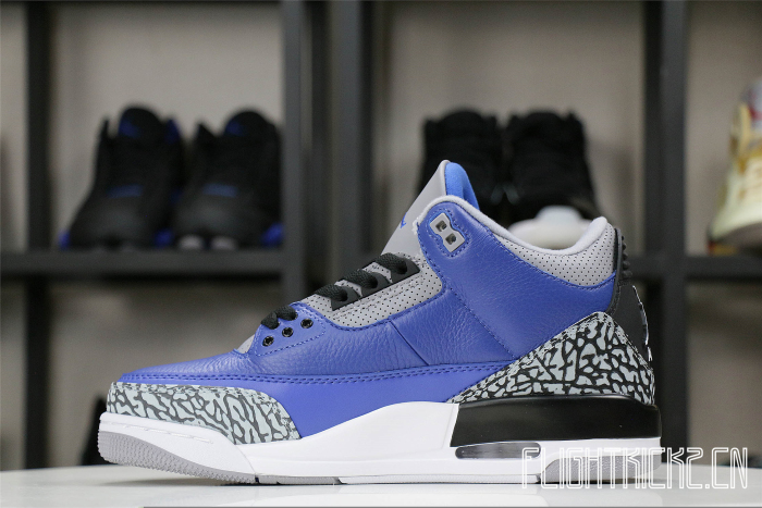 Jordan 3 Retro Varsity Royal Cement