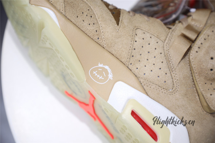 Travis Scott X Air Jordan 6 Retro “British Khaki” (A1)