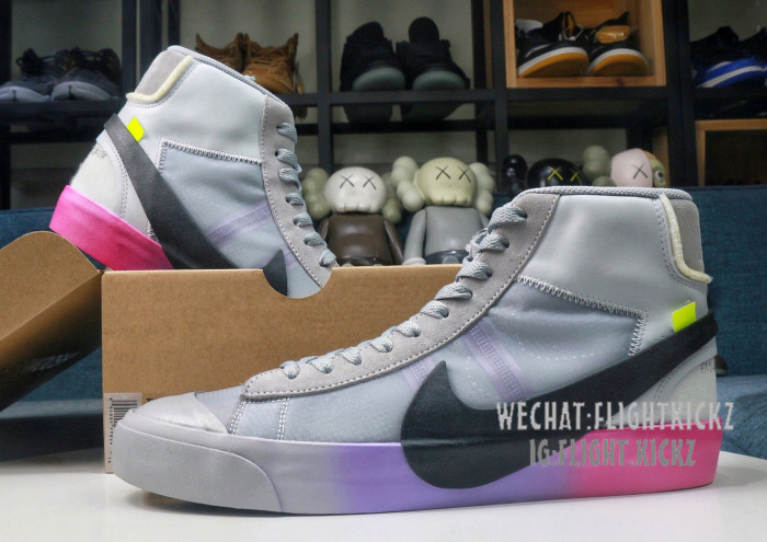 2018 Off White X NikeBlazer Mid Off-White Serena Queen