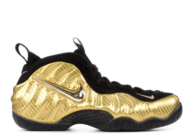 Air  Foamposite Pro  Metallic Gold  2017