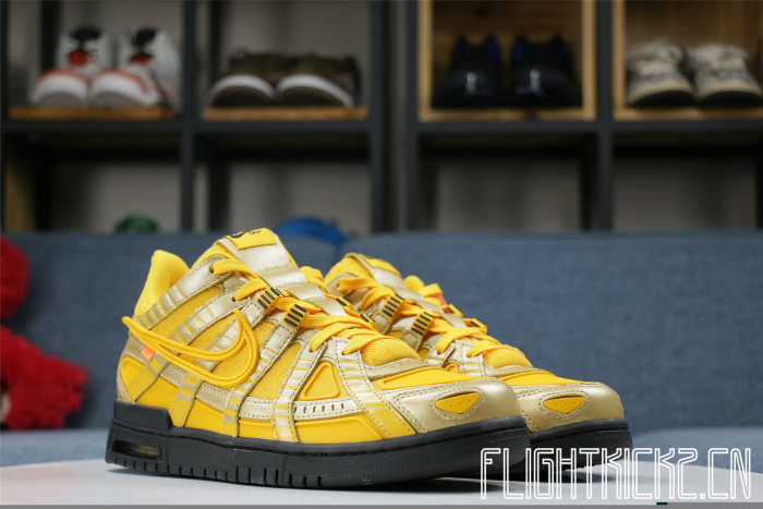 Nike Air Rubber Dunk Off-White University Gold(FK's A1 Batch)