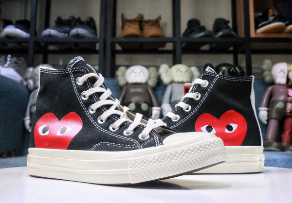 All-Star 70s Hi  Comme Des Garcons Play  Black