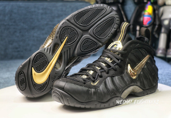2018 Air Foamposite Pro “Black/Metallic Gold”