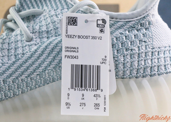 2019 Yeezy 350 V2  Cloud White  None Reflective ( A1)