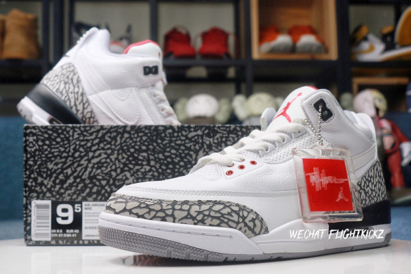Air Jordan 3 Retro JTH White Cement