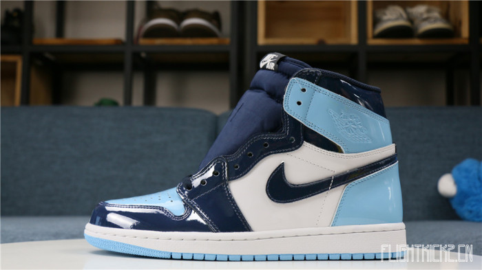 Air Jordan 1 UNC Patent Leather 2019( Based on Europe size)