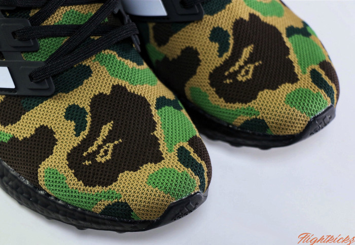 Bape X Adidas Ultraboost  Green Camo  2019