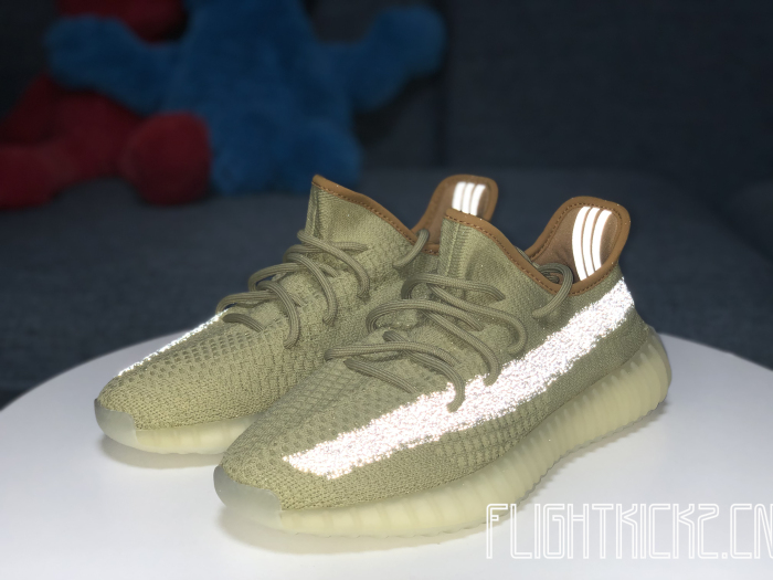 2020 Yeezy 350 V2  Marsh  Reflective Stripe ( A1)