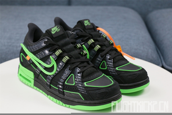Nike Air Rubber Dunk Off-White Green Strike(FK's A1 Batch)