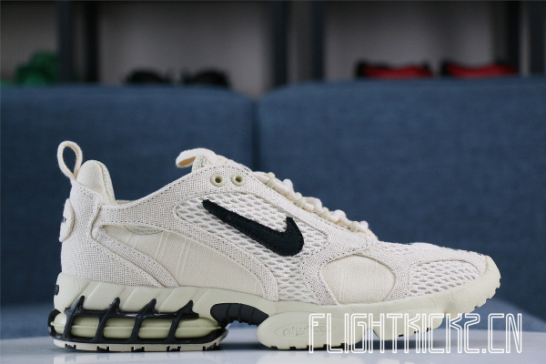 Stussy x Nike Air Zoom Spiridon Cage 2 Fossil Tan