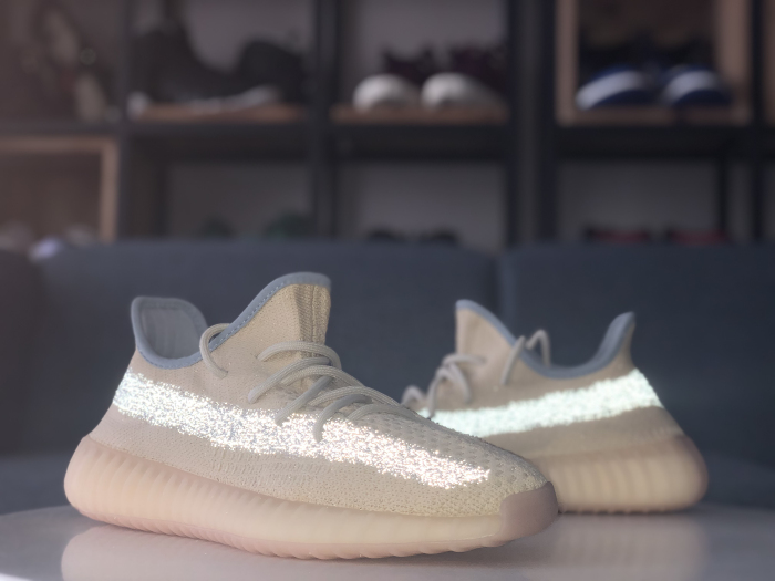 2020 Yeezy 350 V2  Linen  Reflective Strip( A1)