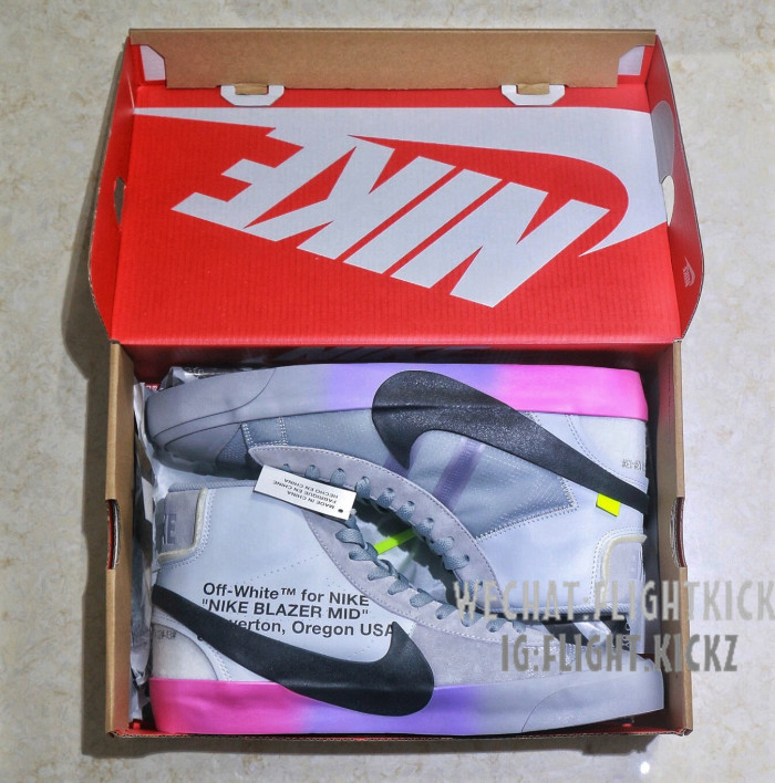 2018 Off White X NikeBlazer Mid Off-White Serena Queen