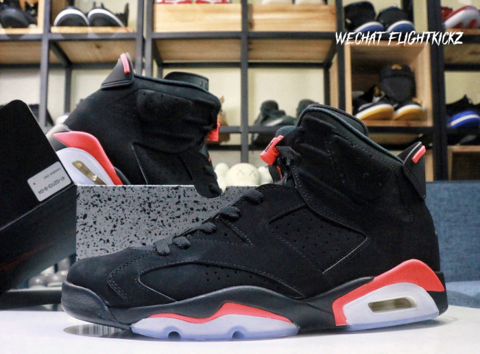 Air Jordan VI 6 Retro  Black Infrared  2019