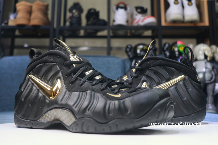 2018 Air Foamposite Pro “Black/Metallic Gold”