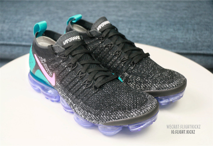 Nike Air VaporMax Flyknit 2 Black/Hot Punch-White