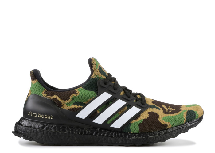 Bape X Adidas Ultraboost  Green Camo  2019
