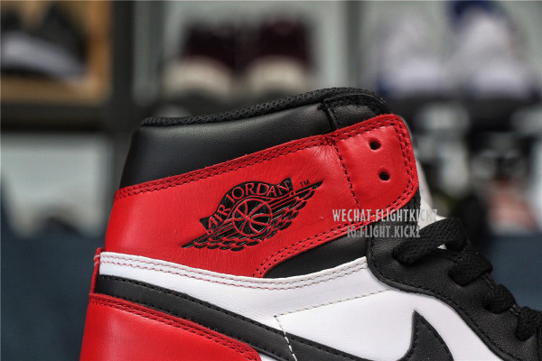 Air Jordan 1 OG  Black Toe  2016  ( A1)