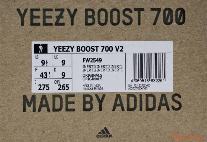 Adidas Yeezy 700 Boost  “Inertia” Reflective 2019