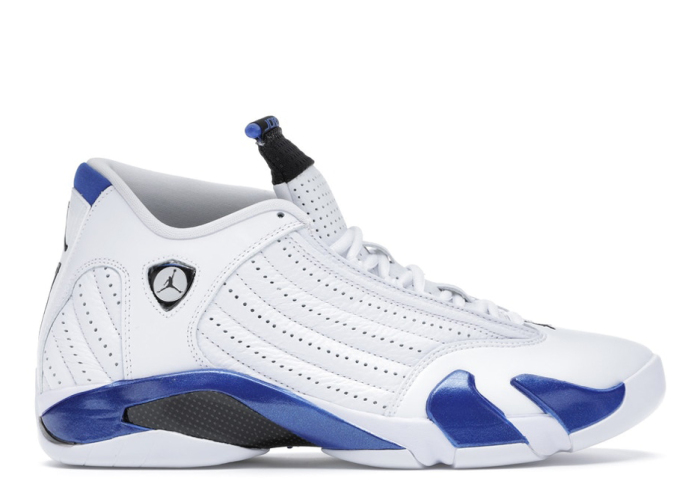 Jordan 14 Retro White Hyper Royal