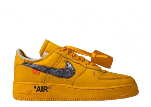 Off White x Air Force 1 “University Gold” 2021