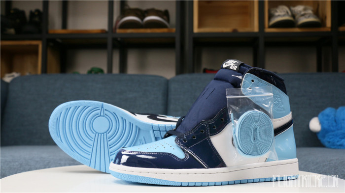 Air Jordan 1 UNC Patent Leather 2019( Based on Europe size)
