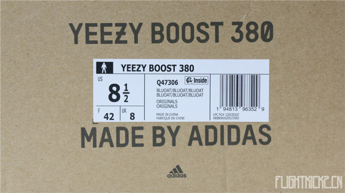 2020 Yeezy Boost 380 “Blue Oat None Reflective