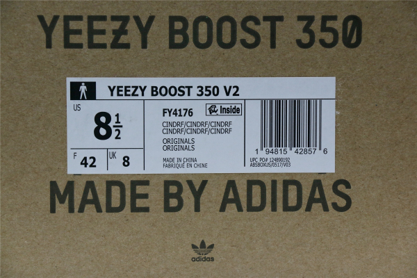 2020 Yeezy 350 V2  Cinder  Reflective  ( A1)