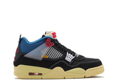 Union LA X Air Jordan 4 Retro Off Noir(GS)（A1）