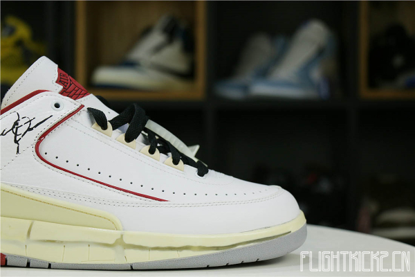 Off-White x Air Jordan 2 Retro Low White/Red