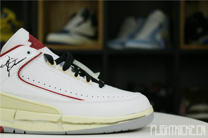 Off-White x Air Jordan 2 Retro Low White/Red