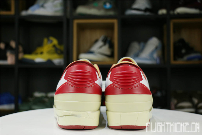Off-White x Air Jordan 2 Retro Low White/Red
