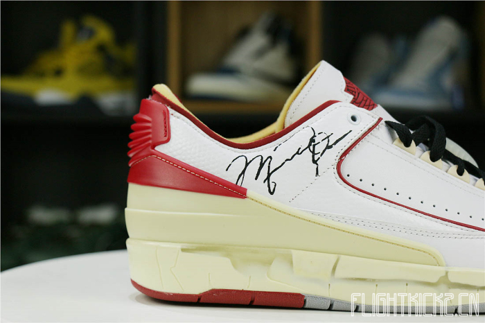 Off-White x Air Jordan 2 Retro Low White/Red