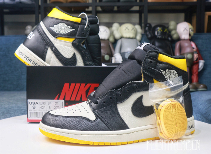 Air Jordan 1 Retro “Not For Resale  Yellow 2018