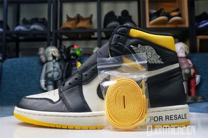 Air Jordan 1 Retro “Not For Resale  Yellow 2018