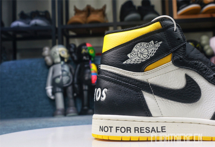 Air Jordan 1 Retro “Not For Resale  Yellow 2018