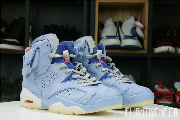 Travis Scott X Air Jordan 6 Blue