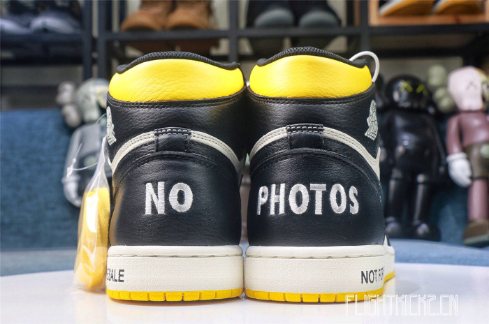 Air Jordan 1 Retro “Not For Resale  Yellow 2018